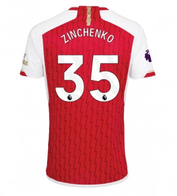 Maillot de foot Arsenal Oleksandr Zinchenko #35 Domicile 2023-24 Manches Courte